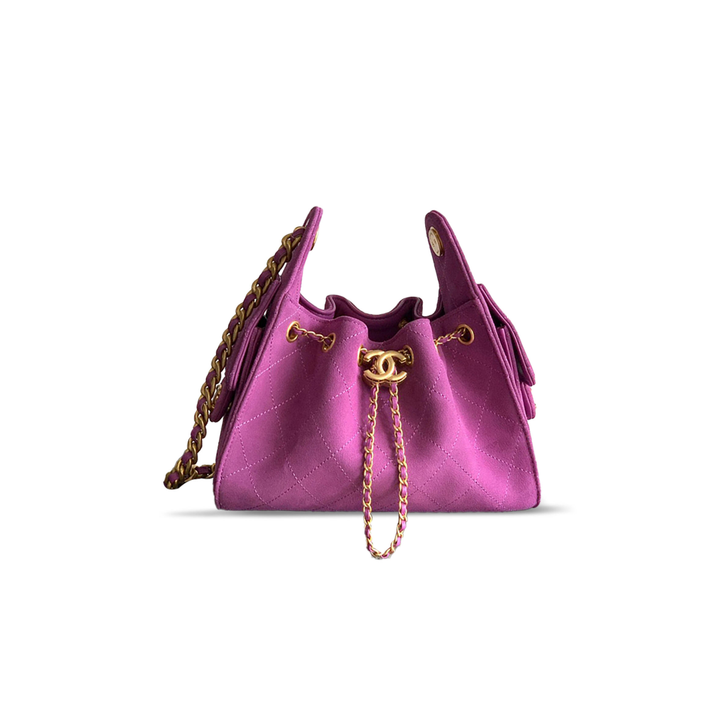 CHANEL MASTER 25 MINI HOBO BAG SUEDE AS5631 (22*20*12.5cm)
